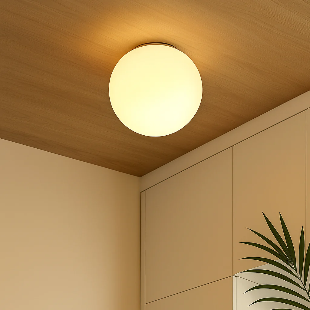 LumaGlow – Moderne Wandleuchte mit mattem Glas-Schirm und eleganter Basis - Image 2