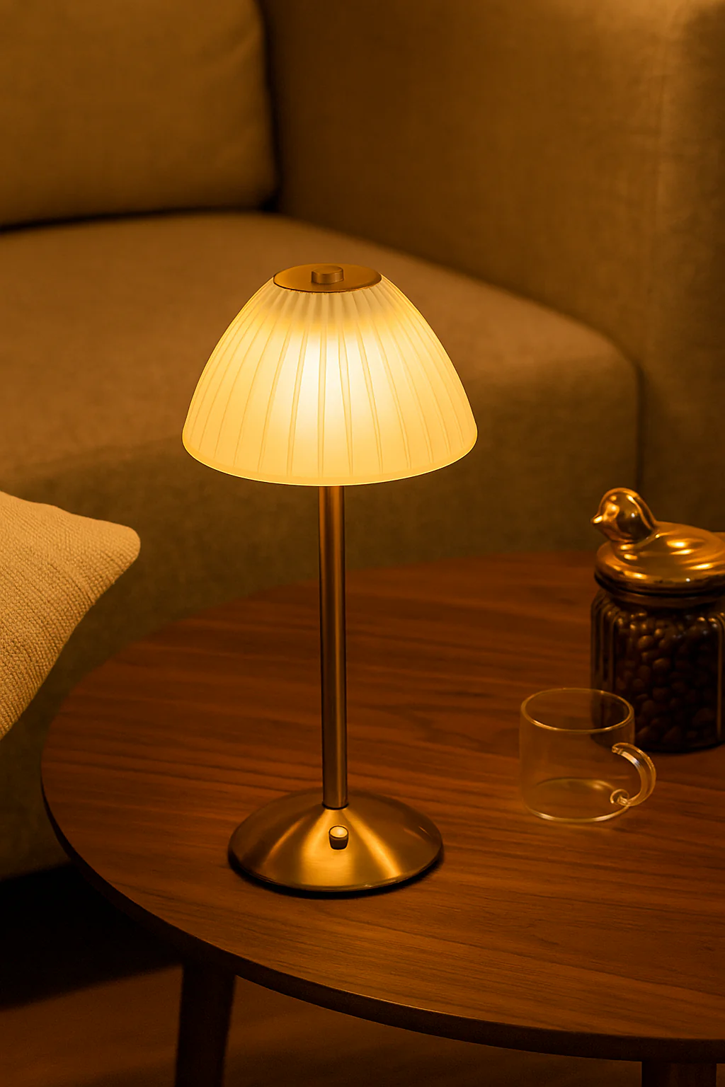 LumiCryst – Kabellose LED-Kristalllampe mit Touch-Bedienung - Image 2