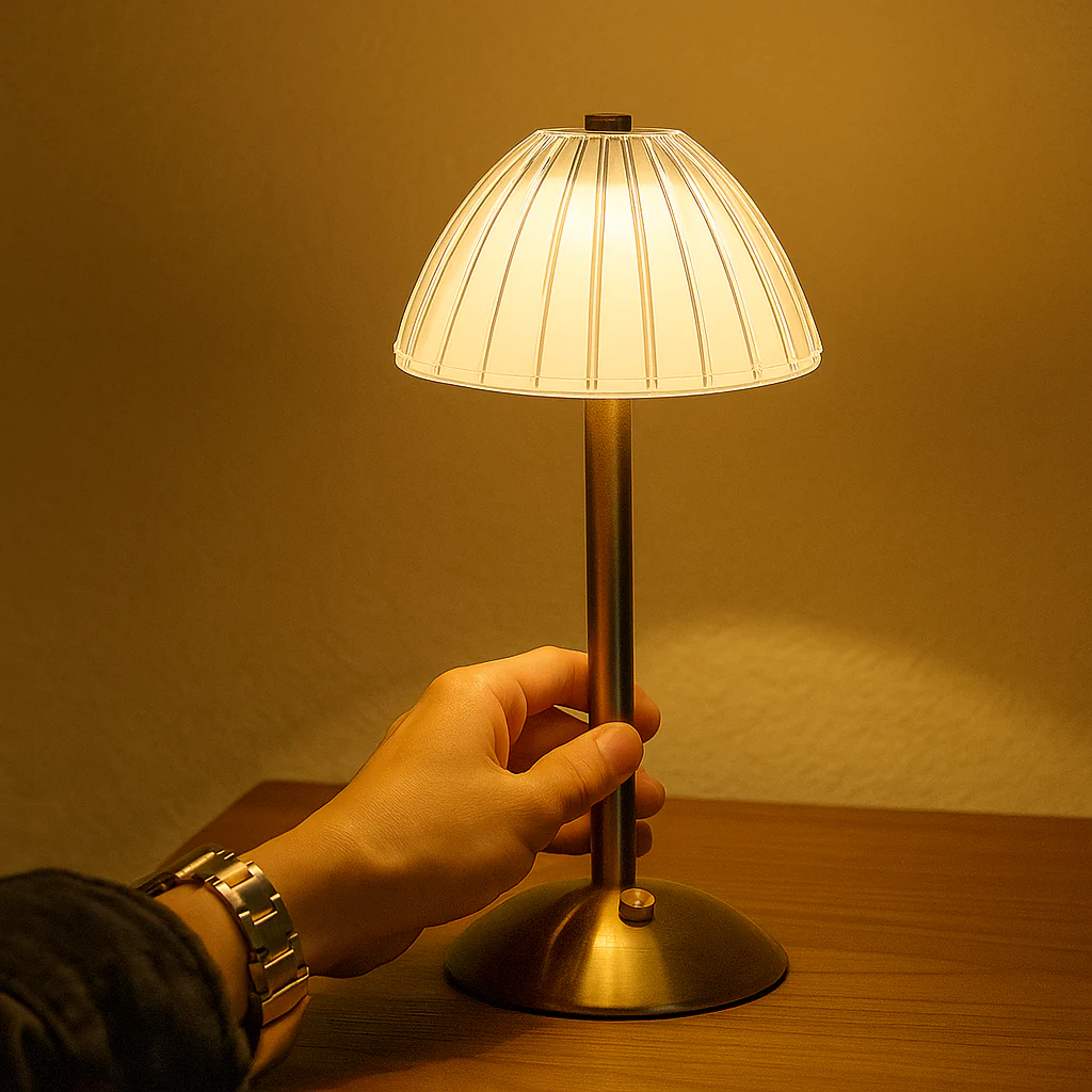 LumiCryst – Kabellose LED-Kristalllampe mit Touch-Bedienung - Image 3