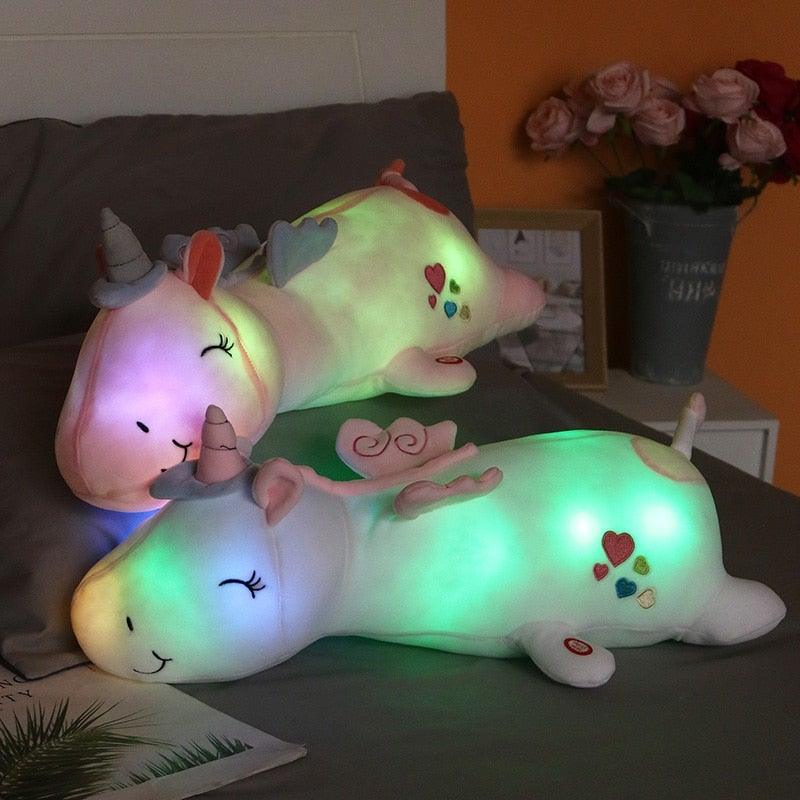 LumiGlow | Niedliches, weiches Plüscheinhorn-Kuscheltier für Kinder - Image 2