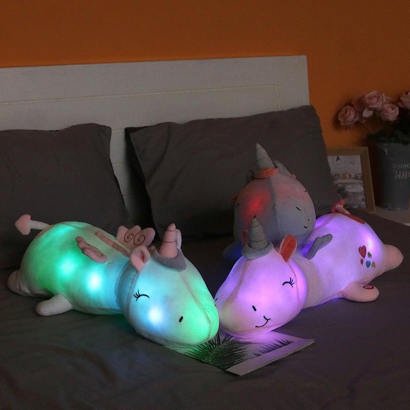 LumiGlow | Niedliches, weiches Plüscheinhorn-Kuscheltier für Kinder - Image 3