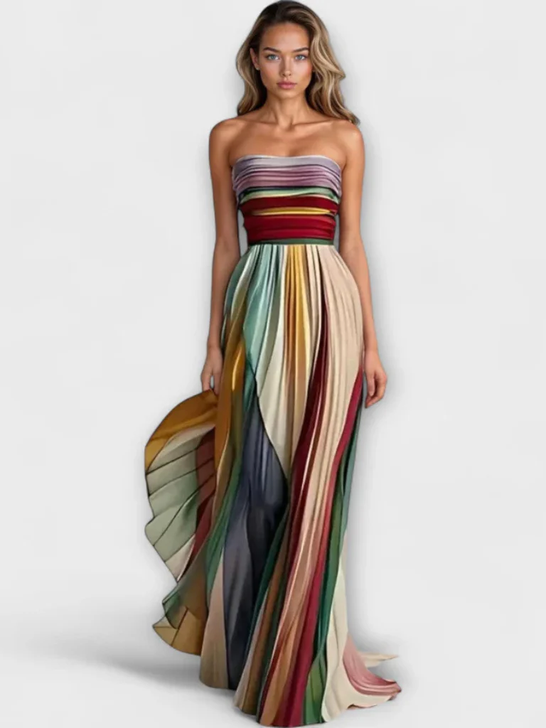 LUMINA STRIPE DRESS - Image 2