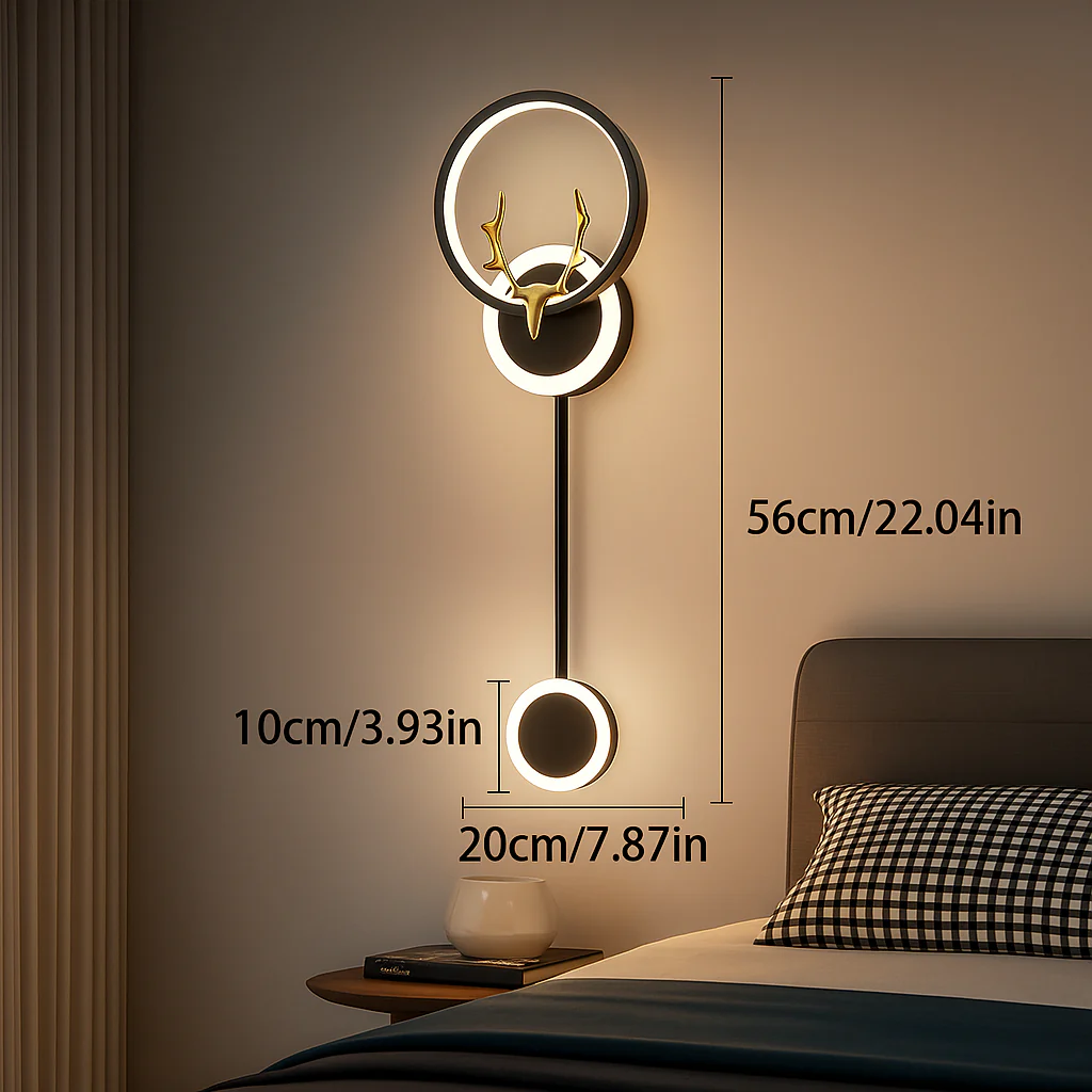 LumiNest – Elegante Doppelwandleuchte für minimalistische und stimmungsvolle Beleuchtung im Zuhause - Image 3