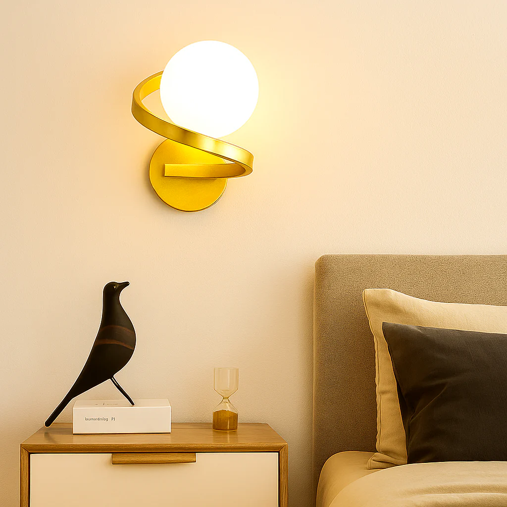 LumiSpire – Spirale LED-Wandleuchte mit modernem Design - Image 3