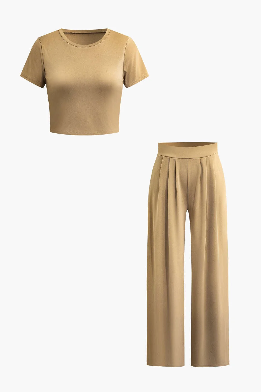 Luna | Elegantes Zweiteiler-Set mit Crop-Top & Palazzo-Hose - Image 35