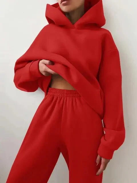 Luna – Lässiger Damen Hoodie & Jogginghosen Set - Image 10