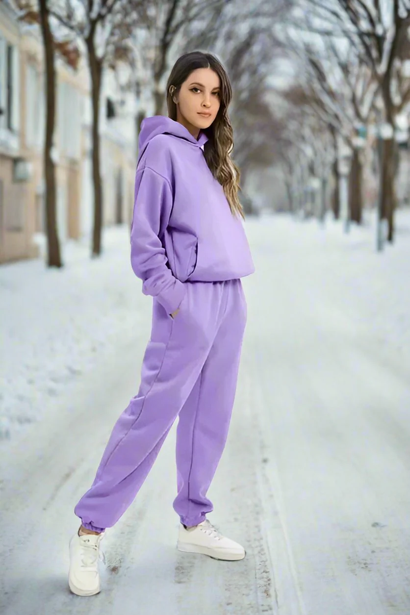 Luna – Lässiger Damen Hoodie & Jogginghosen Set - Image 15