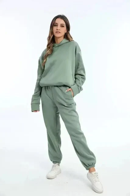 Luna – Lässiger Damen Hoodie & Jogginghosen Set - Image 7