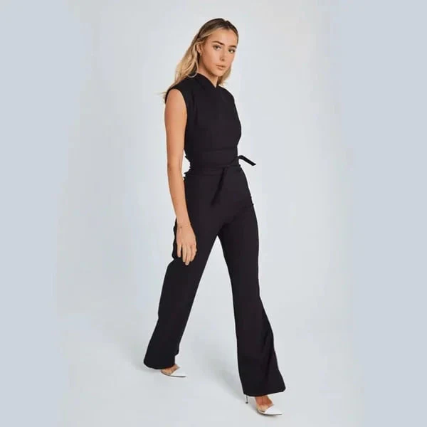Luna | Sleeveless Jumpsuit with Wide Leg for Women - Image 6