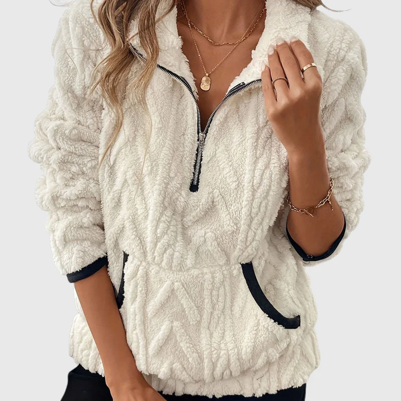 Lurein - Half-Zip-Pullover mit Soft-Touch-Finish - Image 5