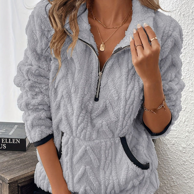 Lurein - Half-Zip-Pullover mit Soft-Touch-Finish - Image 6
