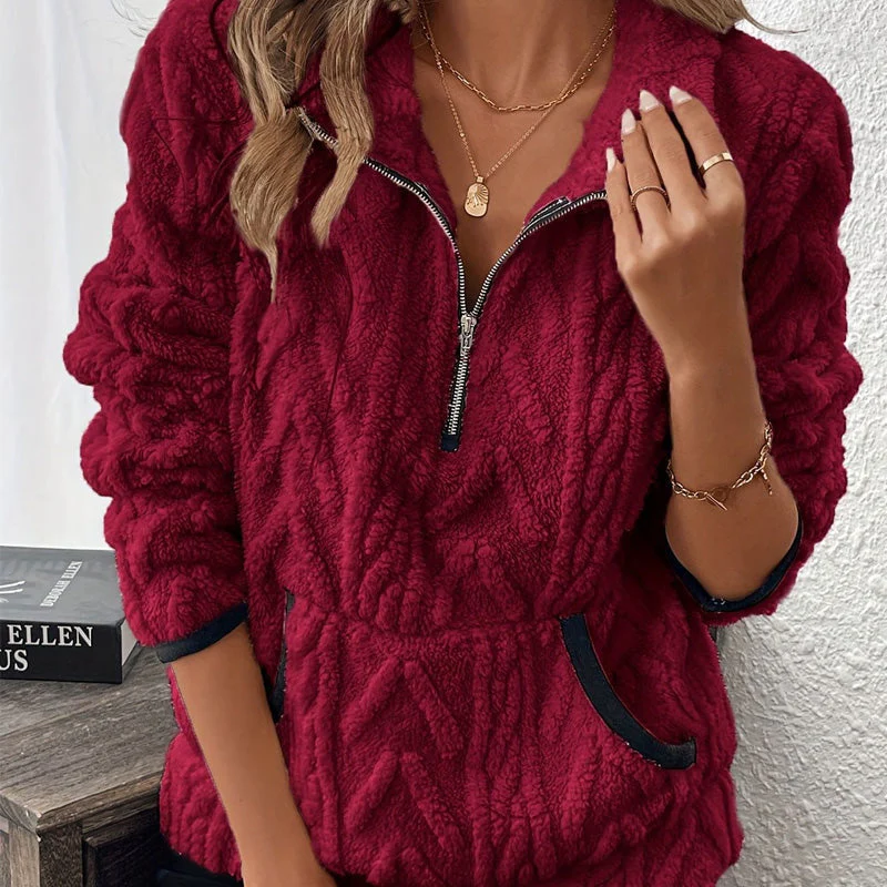 Lurein - Half-Zip-Pullover mit Soft-Touch-Finish - Image 8