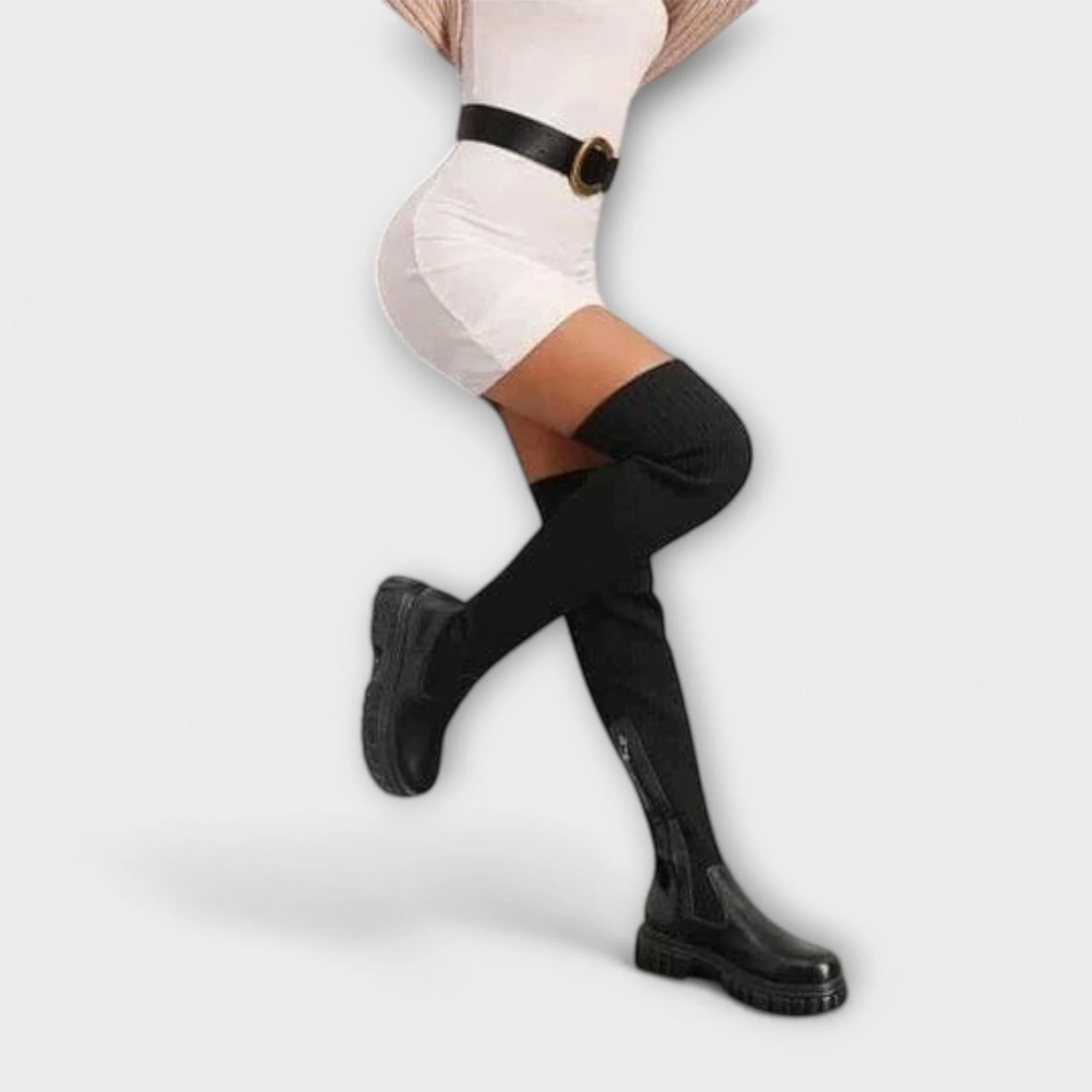 Lureva – Overknee-Stiefel mit Chunky-Sohle - Image 2