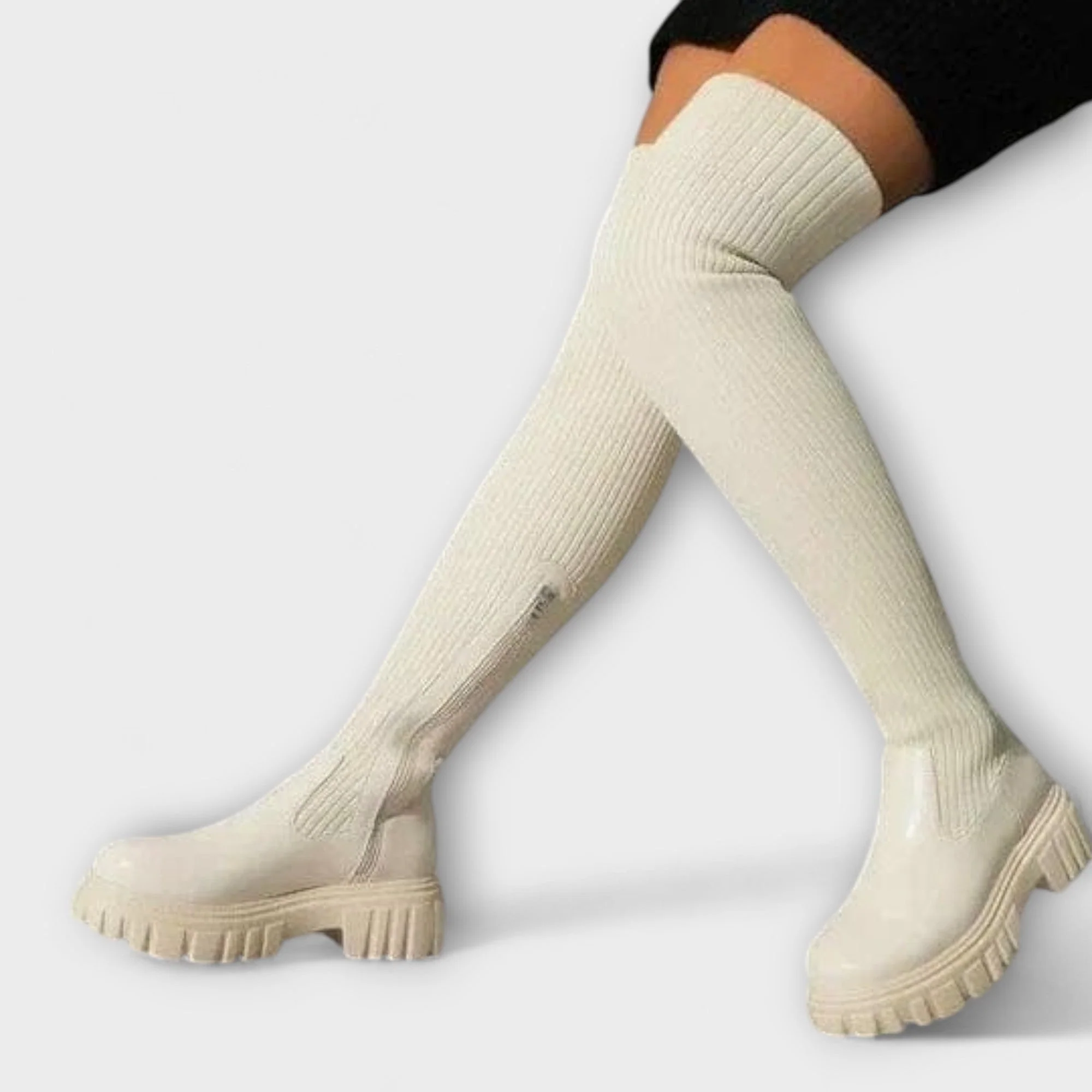 Lureva – Overknee-Stiefel mit Chunky-Sohle - Image 5