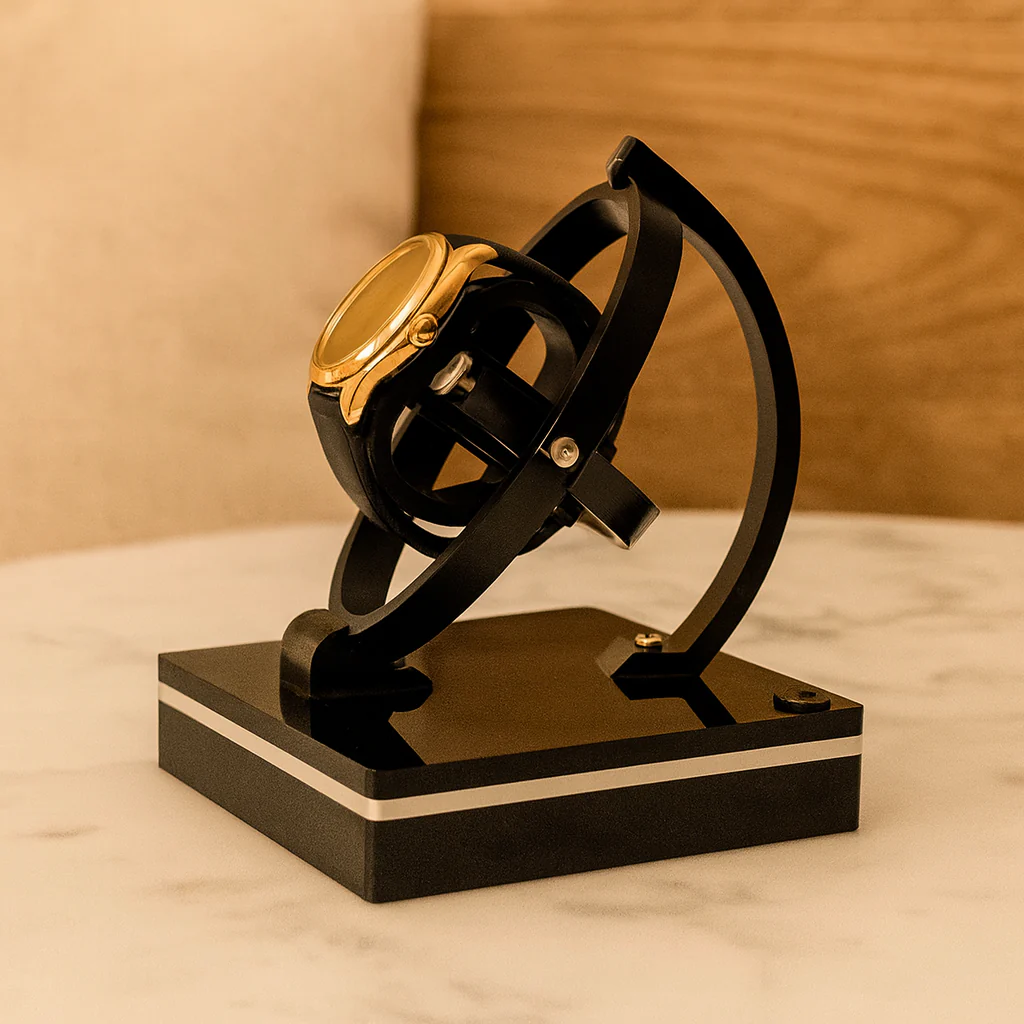 Lux Automatischer Uhrenbeweger mit Vitrine für mechanische Uhren - Image 3