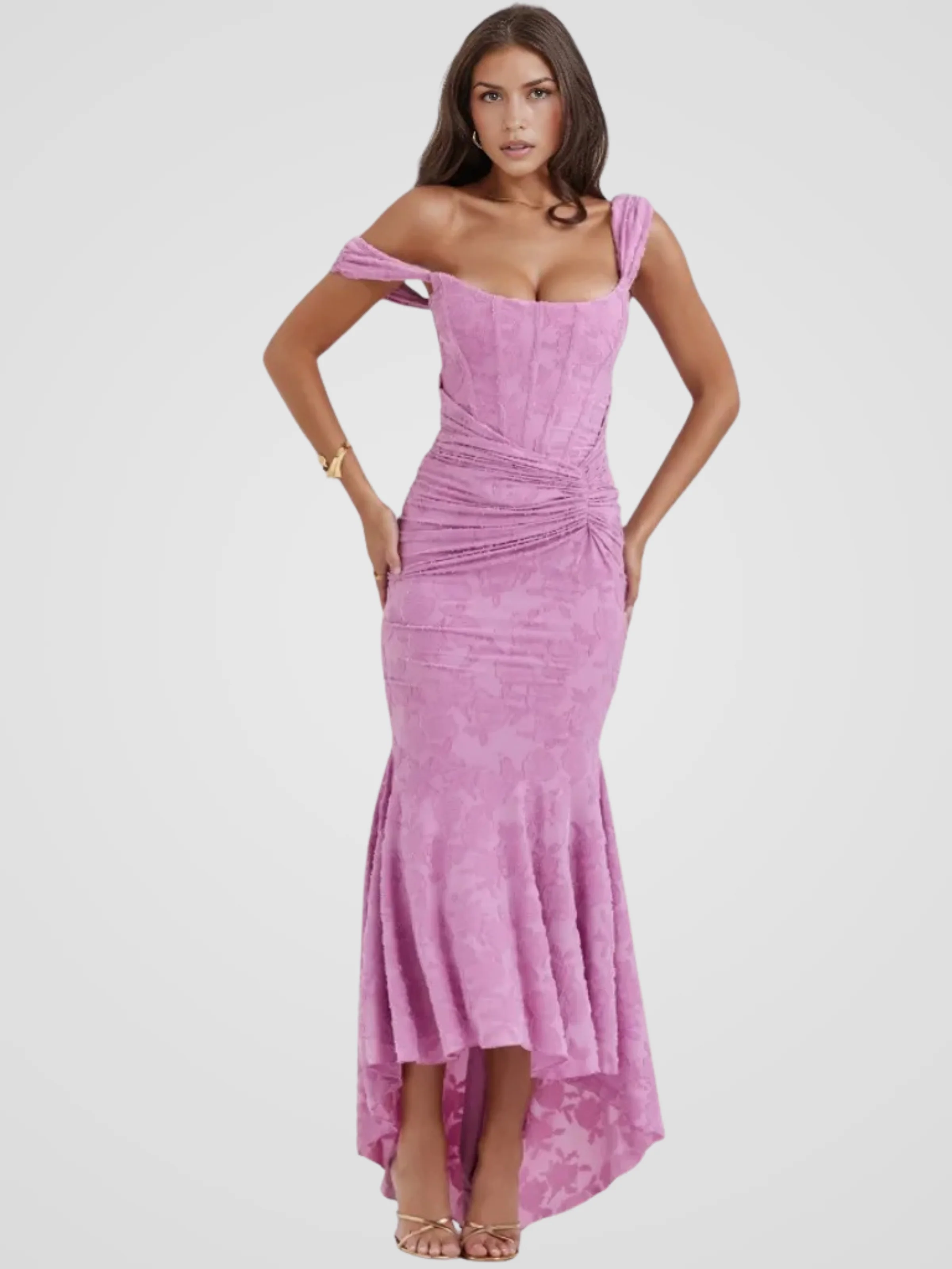 LUXE LACE MERMAID DRESS - Image 11