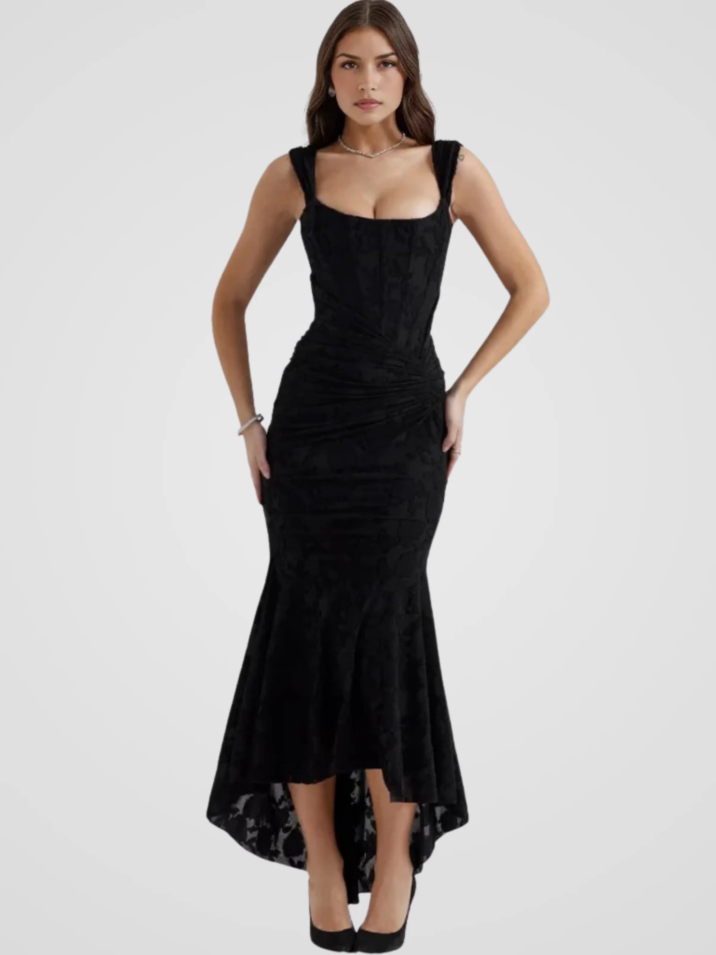 LUXE LACE MERMAID DRESS - Image 16