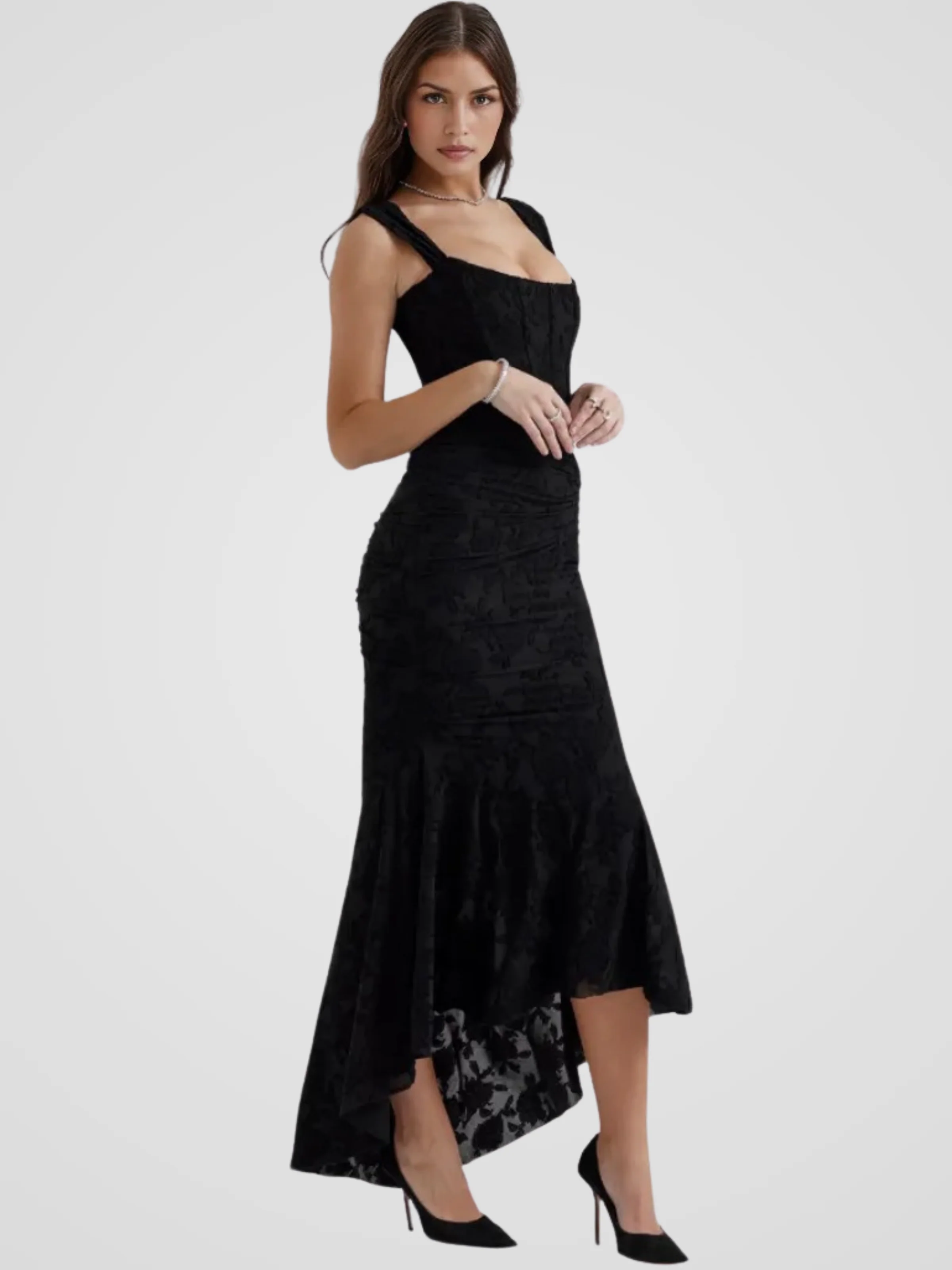 LUXE LACE MERMAID DRESS - Image 2