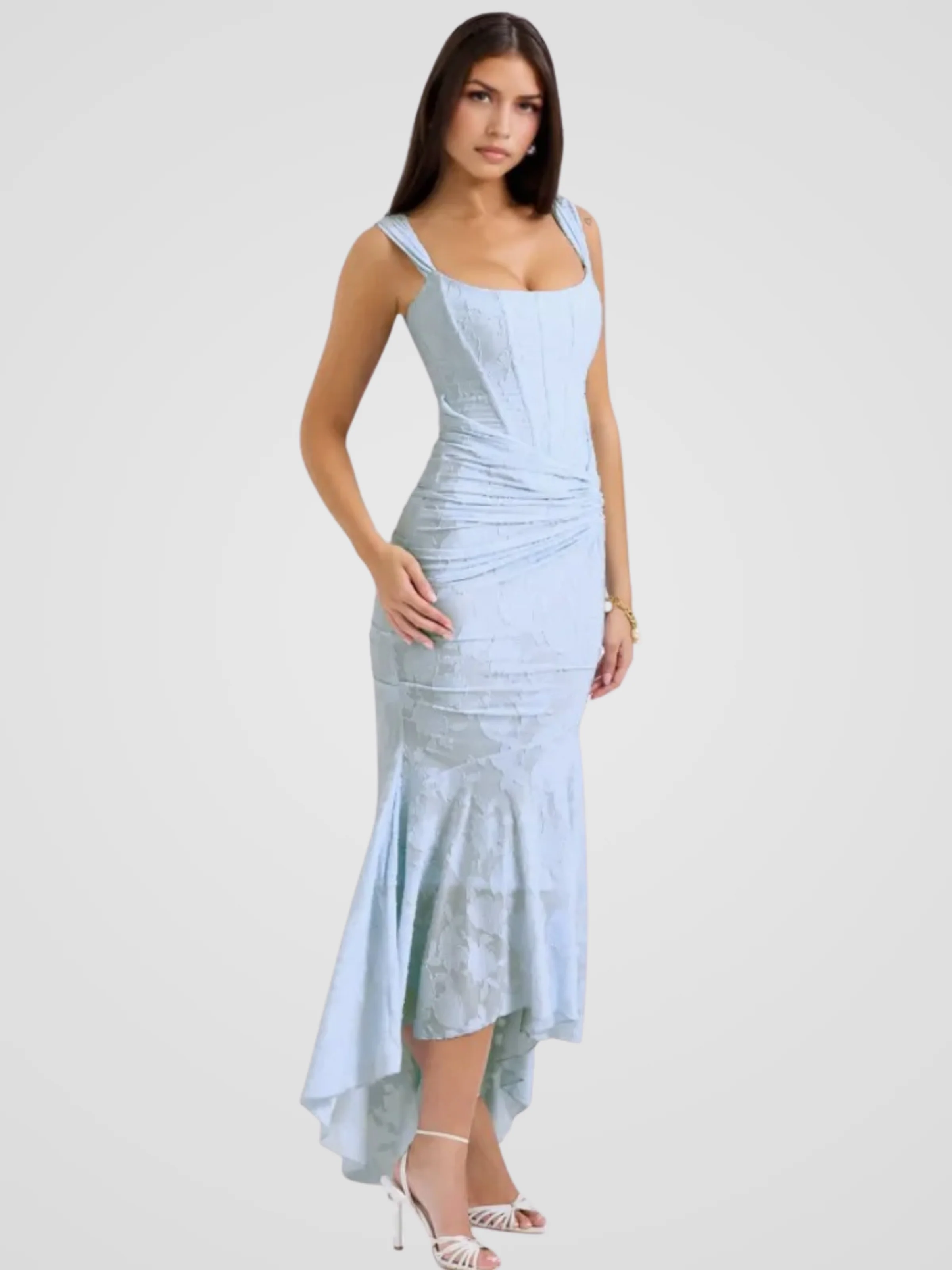 LUXE LACE MERMAID DRESS - Image 8