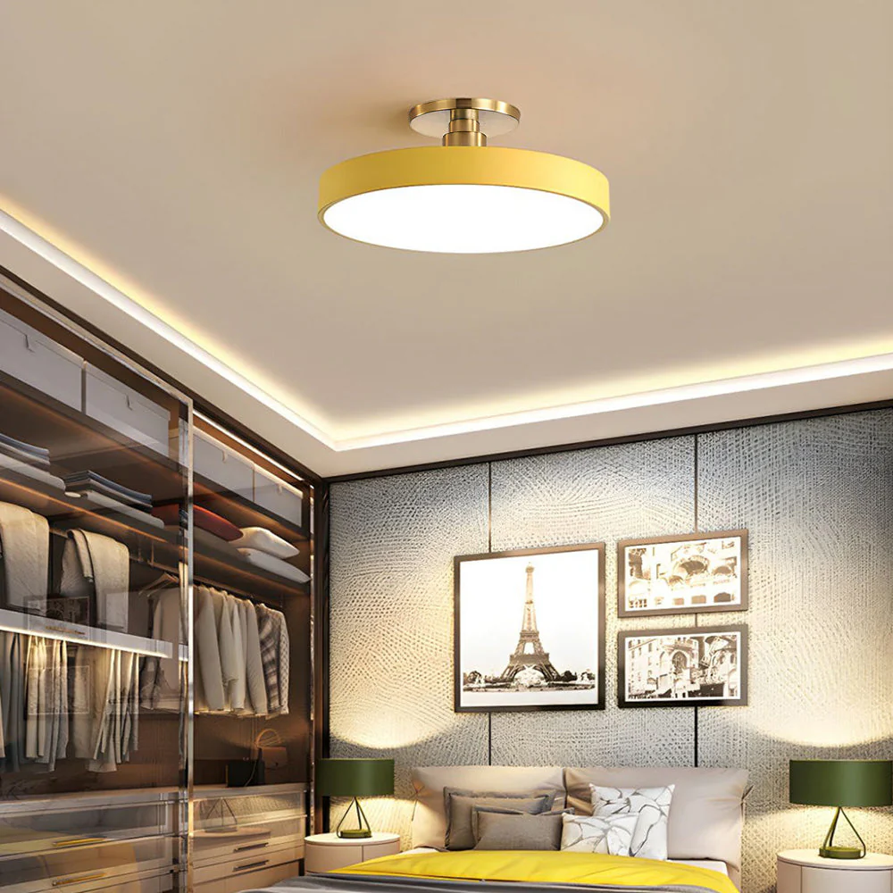 LuxLume | Moderne LED-Deckenleuchte mit edlen Goldakzenten - Image 25