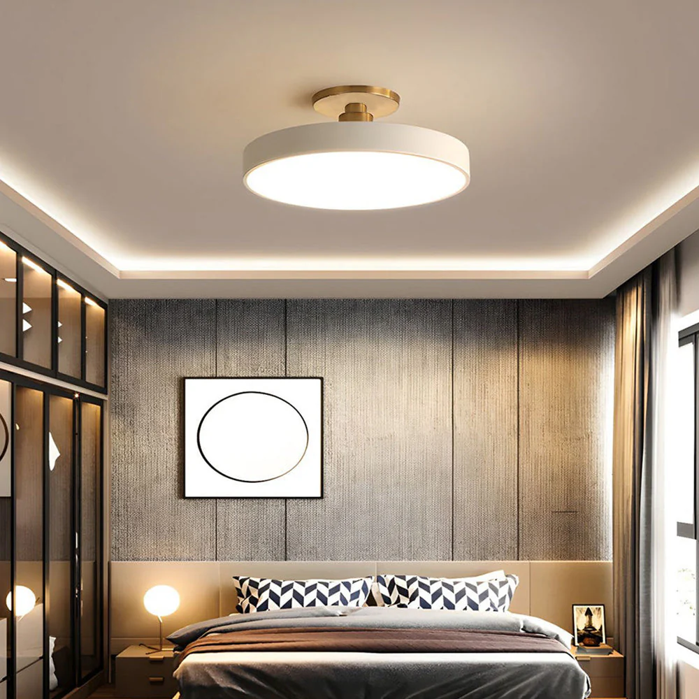 LuxLume | Moderne LED-Deckenleuchte mit edlen Goldakzenten - Image 8