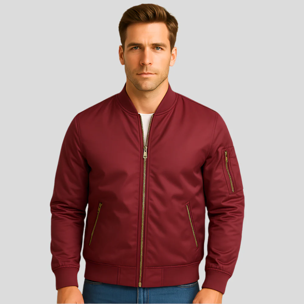 Luxuriöse Piloten-Bomberjacke für Herren – Vintage-Aviation-Style - Image 10