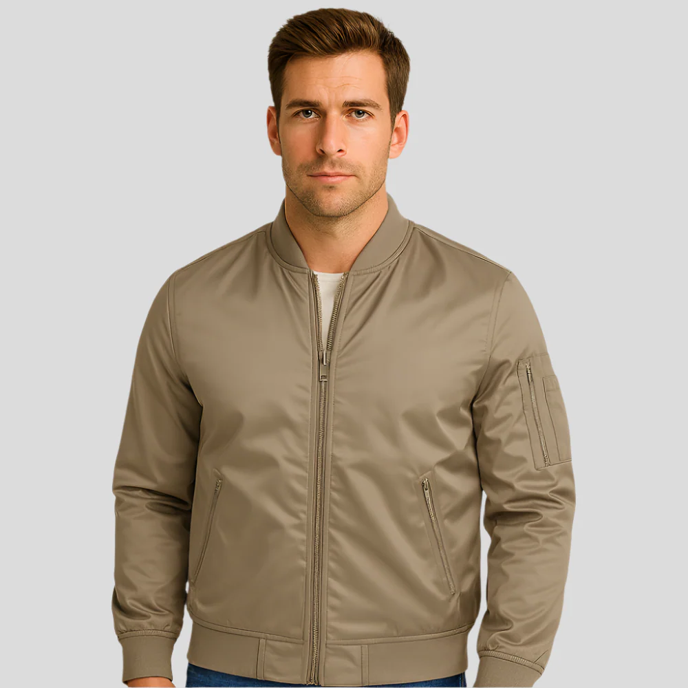 Luxuriöse Piloten-Bomberjacke für Herren – Vintage-Aviation-Style - Image 5