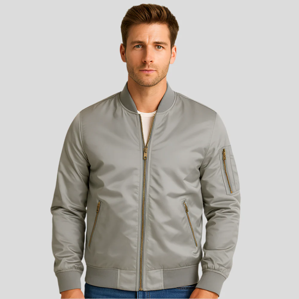 Luxuriöse Piloten-Bomberjacke für Herren – Vintage-Aviation-Style - Image 8