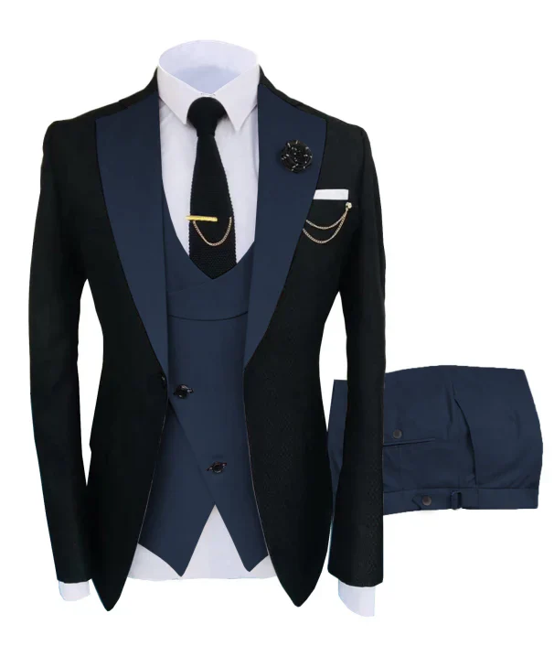 Luxuriöser Hochzeitsgastanzug Für Herren | 3-teilig - Image 7