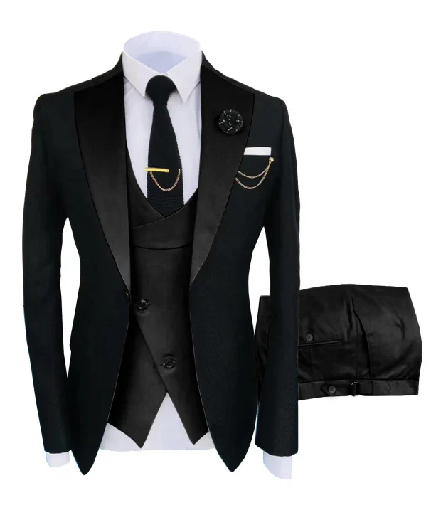 Luxuriöser Hochzeitsgastanzug Für Herren | 3-teilig - Image 8