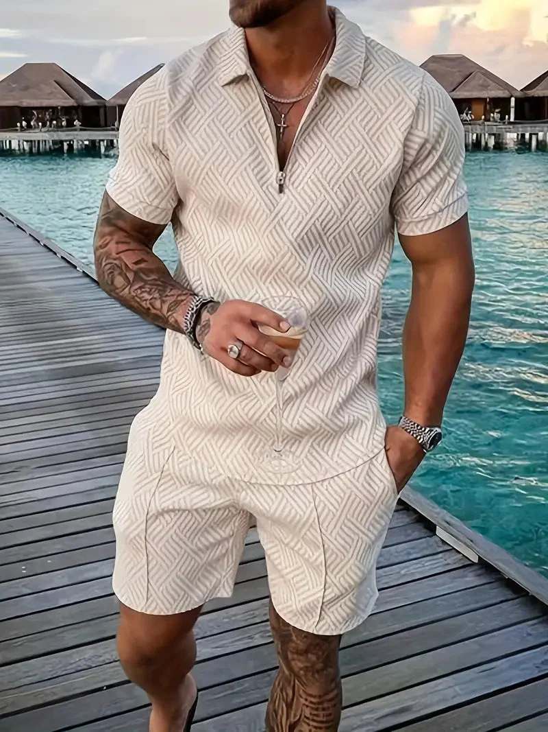 Luxuriöses Herren-Sommer-Shirt und Shorts-Set  - Ehrenfried - Image 9
