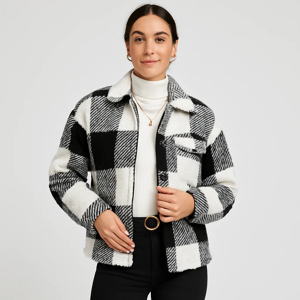 Lydia | Klassischer Teddy-Wintermantel mit Knopfleiste - Image 2
