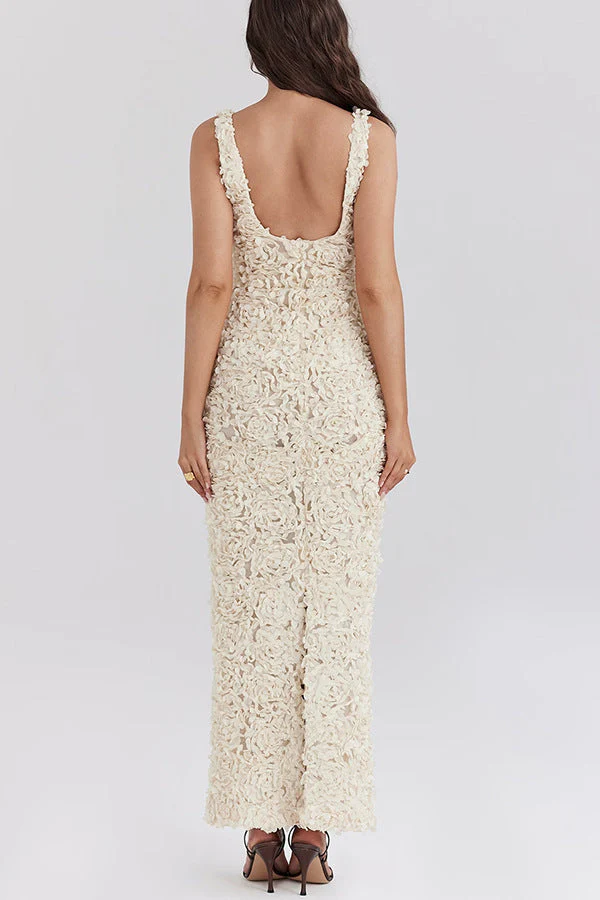 Lyra - Rückenfreies Maxikleid mit Blumenmuster - Image 5