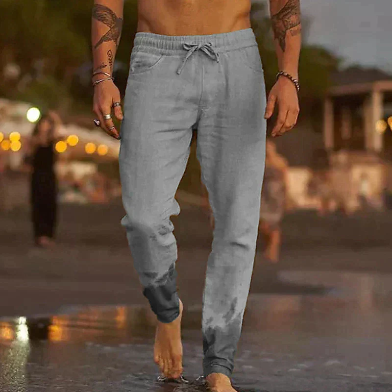 Lyrik - Hochwertige Leinen-Strandhose - Image 3