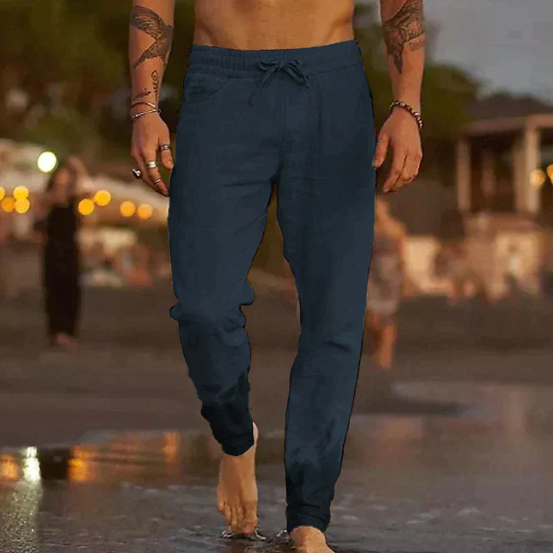 Lyrik - Hochwertige Leinen-Strandhose - Image 6