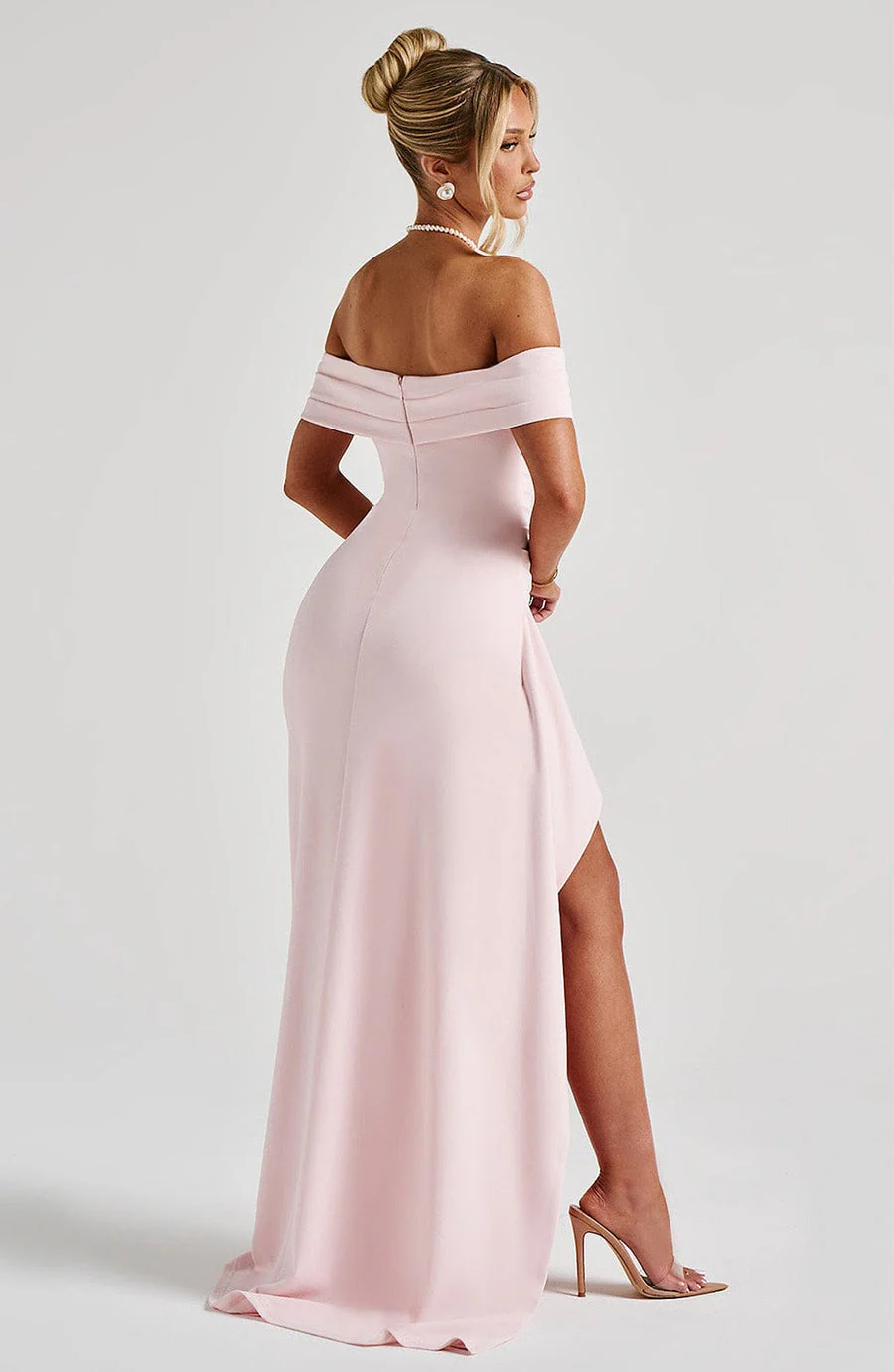 Maelys | Schulterfreies Maxikleid mit Schlitz - Image 2