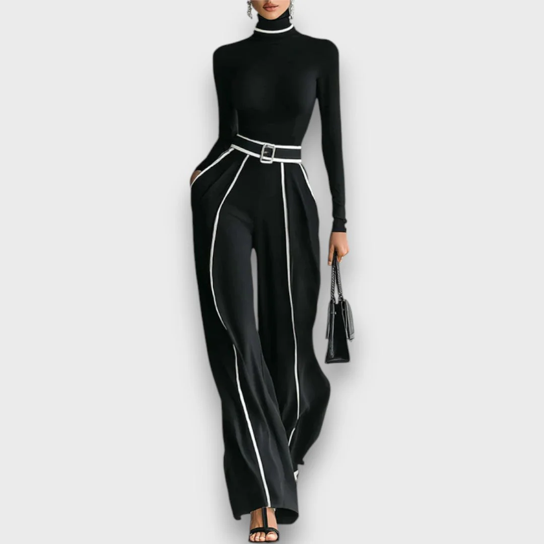 Maerina – Zweiteiliges Set mit Rollkragen und weiter Hose - Image 2
