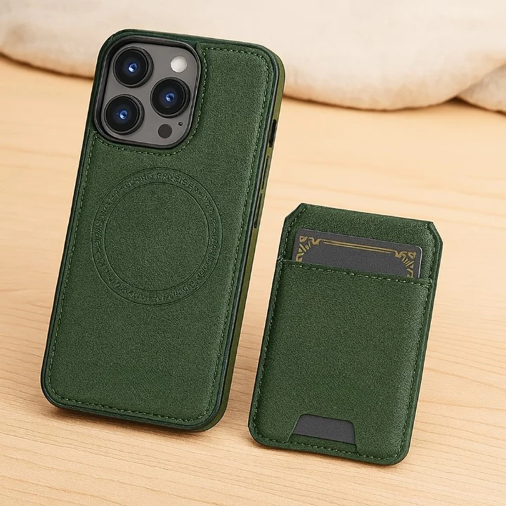 Magnetische iPhone-Brieftaschenhülle aus PU-Leder – Abnehmbares 2-in-1-Design mit Kartenfächern - Image 5