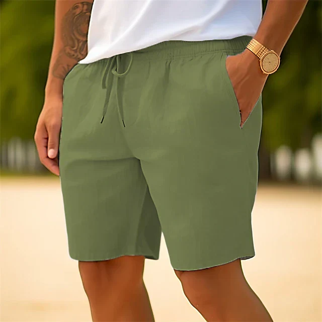Magnus - Herren Leinen-Kurze Hosen - Image 2