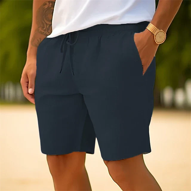Magnus - Herren Leinen-Kurze Hosen - Image 3