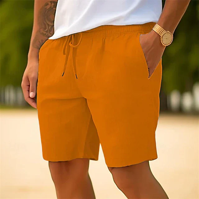 Magnus - Herren Leinen-Kurze Hosen - Image 4