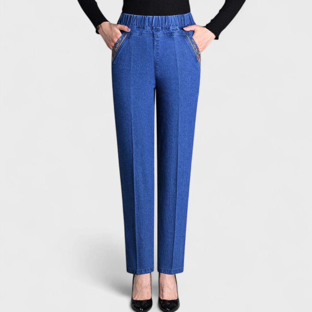 Maira™ | Damenjeans mit Seitentaschen und Elastischer Taille - Image 3