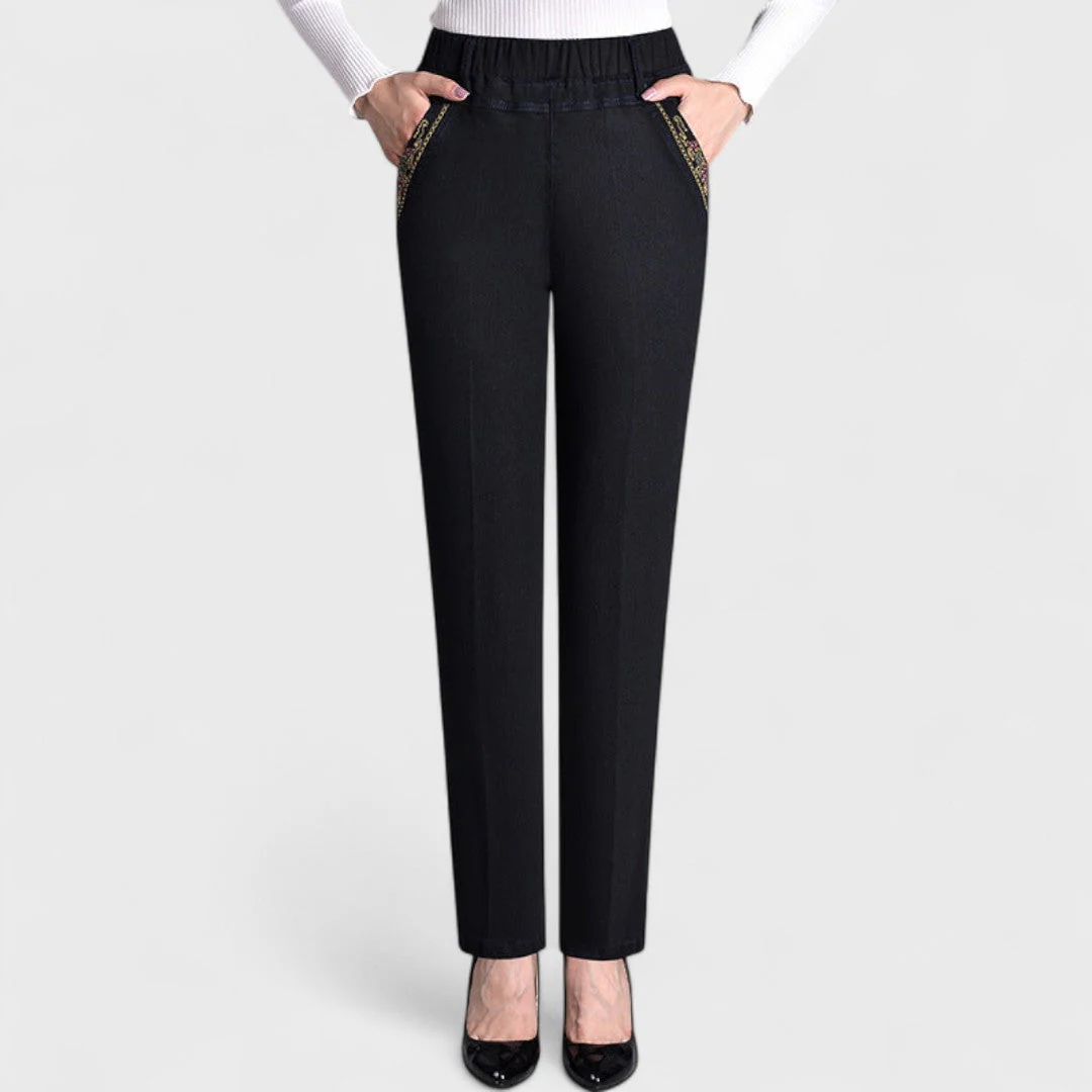 Maira™ | Damenjeans mit Seitentaschen und Elastischer Taille - Image 4