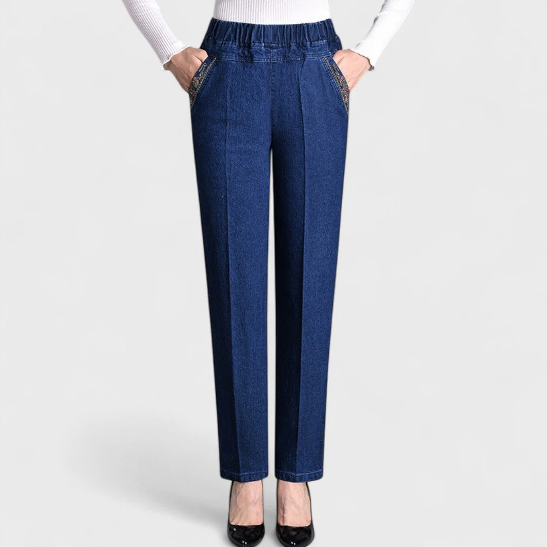 Maira™ | Damenjeans mit Seitentaschen und Elastischer Taille - Image 5