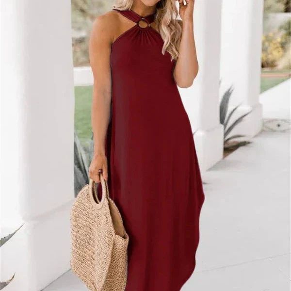 Maite – Elegantes ärmelloses Maxikleid - Image 4