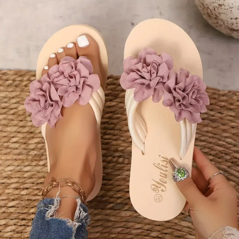 Makeesha – Stylische Plateau-Flip-Flops - Image 4