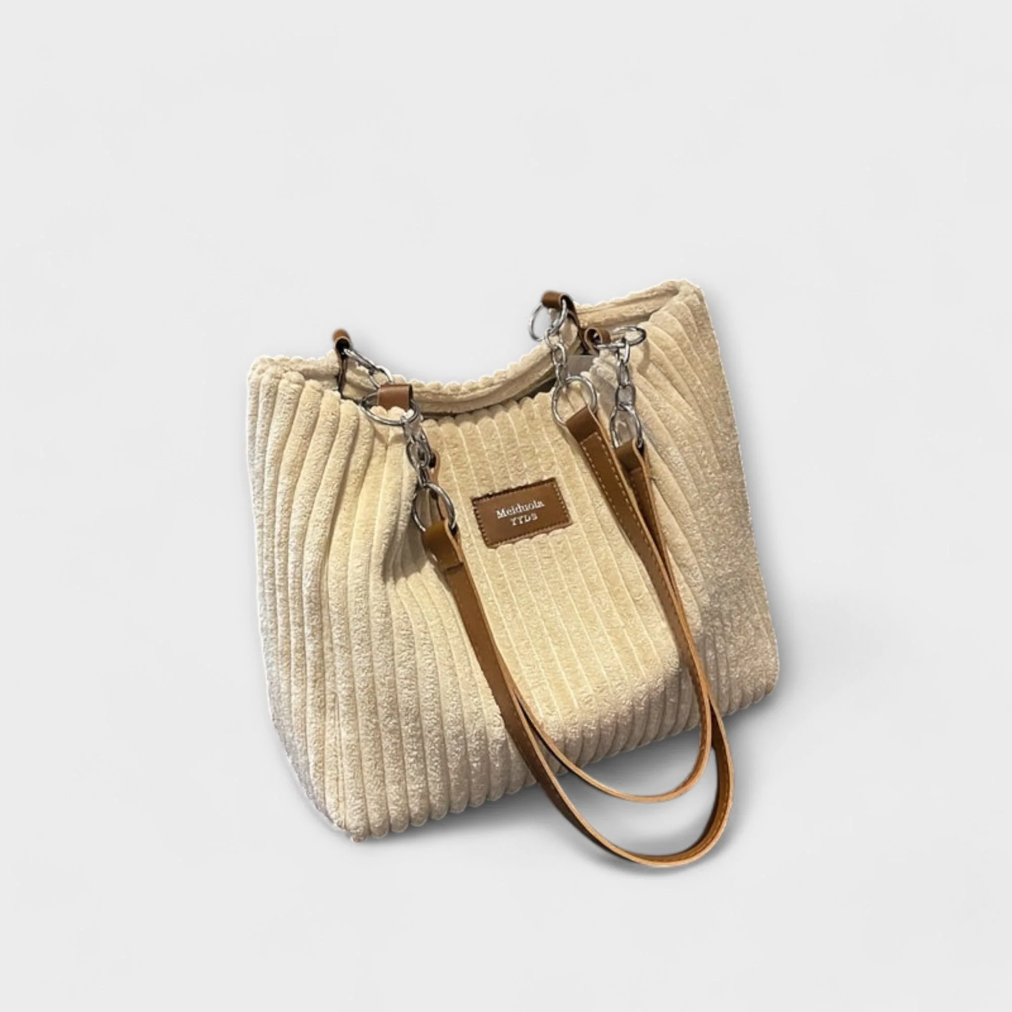 Malva – Weiche Schultertasche aus Velours - Image 7