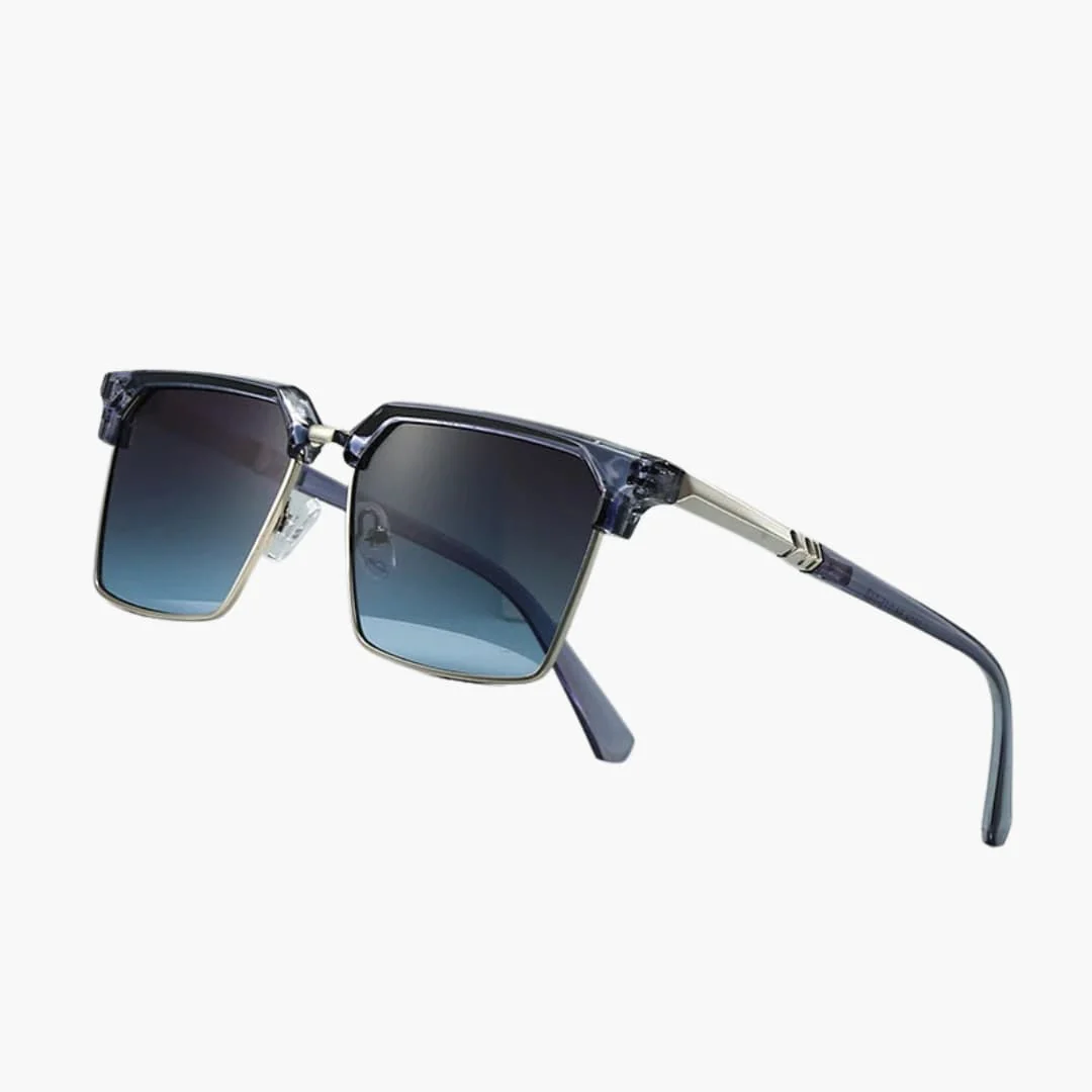 Männer Sonnenbrille mit eckiger Fassung und UV400 Schutz - Image 2