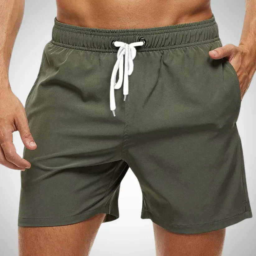 Manuel- Bequeme Badeshorts mit Kordelzug für Herren - Image 5