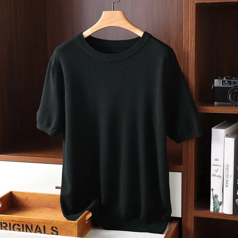 Marcel- Elegantes Rundhals T-Shirt für Herren